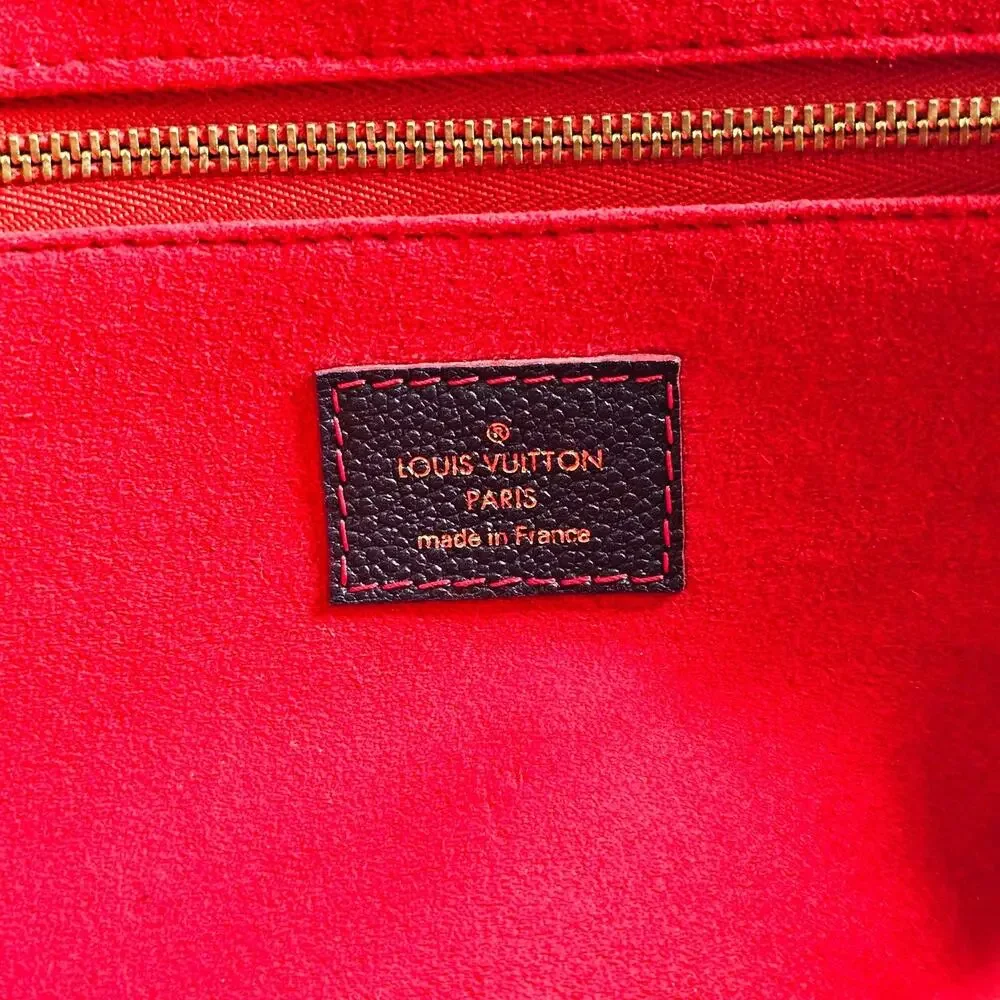 Louis Vuitton Saint Germain MM Empreinte Shoulder Bag Marine Rouge Navy Blue